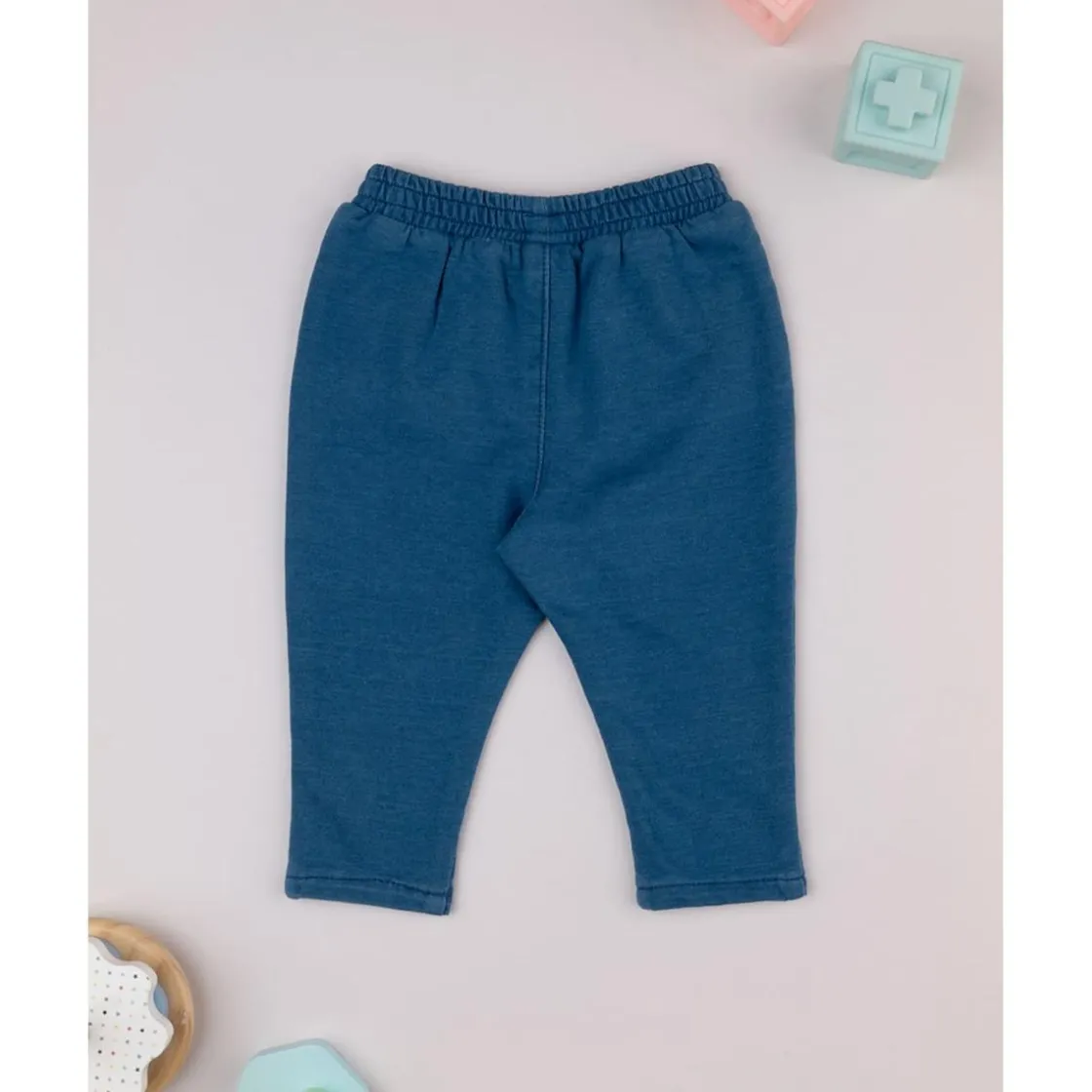 Prenatal Jegging niña azul denim con bolsillos