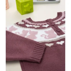 Prenatal Jersey niña rosa con gatitos