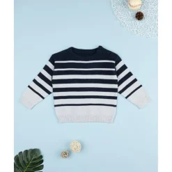 Prenatal Jersey niño rayas azul y gris* Bebé Niño 3-36 Meses·Jerséis Y Cardigans|Niño·Bebé Niño 3-36 Meses