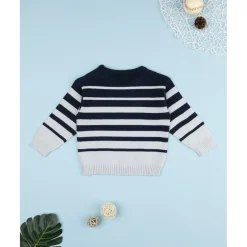 Prenatal Jersey niño rayas azul y gris* Bebé Niño 3-36 Meses·Jerséis Y Cardigans|Niño·Bebé Niño 3-36 Meses