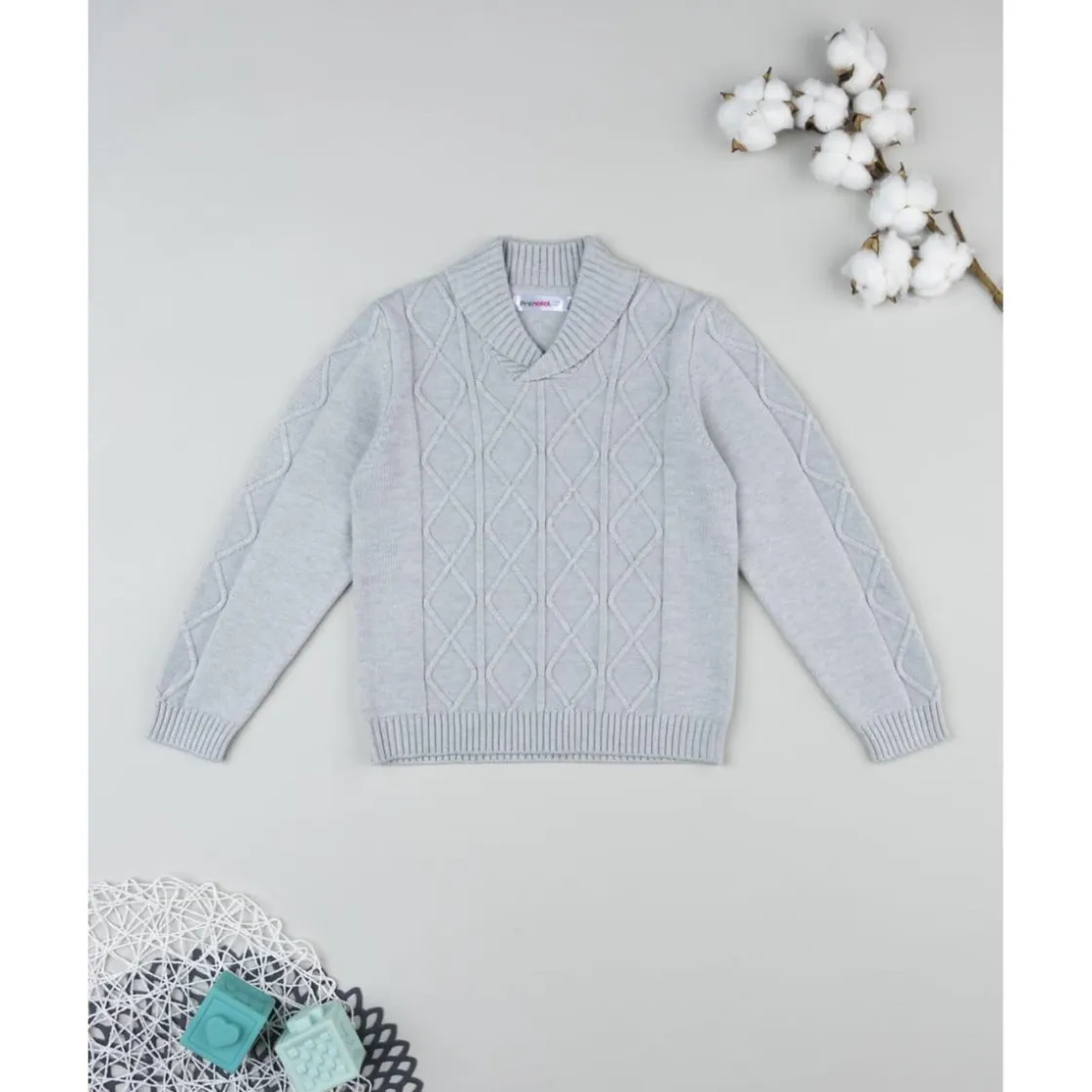Prenatal Jersey tricot niño gris