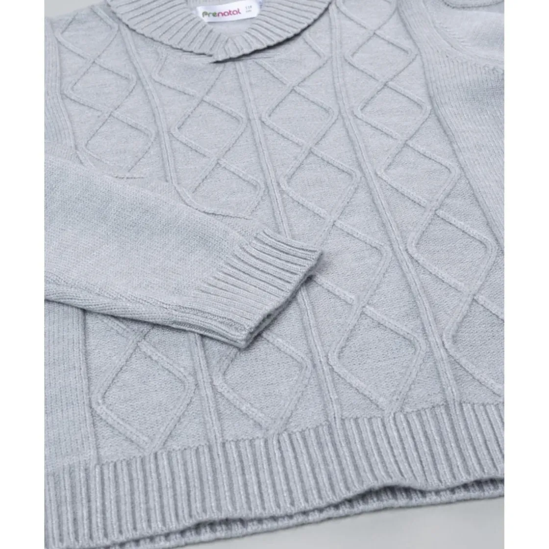 Prenatal Jersey tricot niño gris