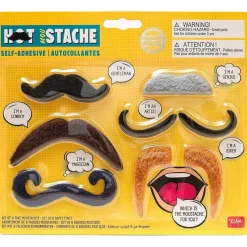 TOYS "R" US Juego de 6 bigotes falsos autoadhesivos variados ㅤ* Estilo De Vida