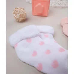 Prenatal Juego de 2 pares de calcetines de rizo rosa con corazones* Recién Nacido·Ropa Y Accesorios|Ropa Y Accesorios·Zapatos Y Calcetines