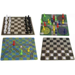FUN WORLD (ASIA) LTD Juego de Ajedrez 4 en 1* Juegos Y Puzzles|Friki Zone