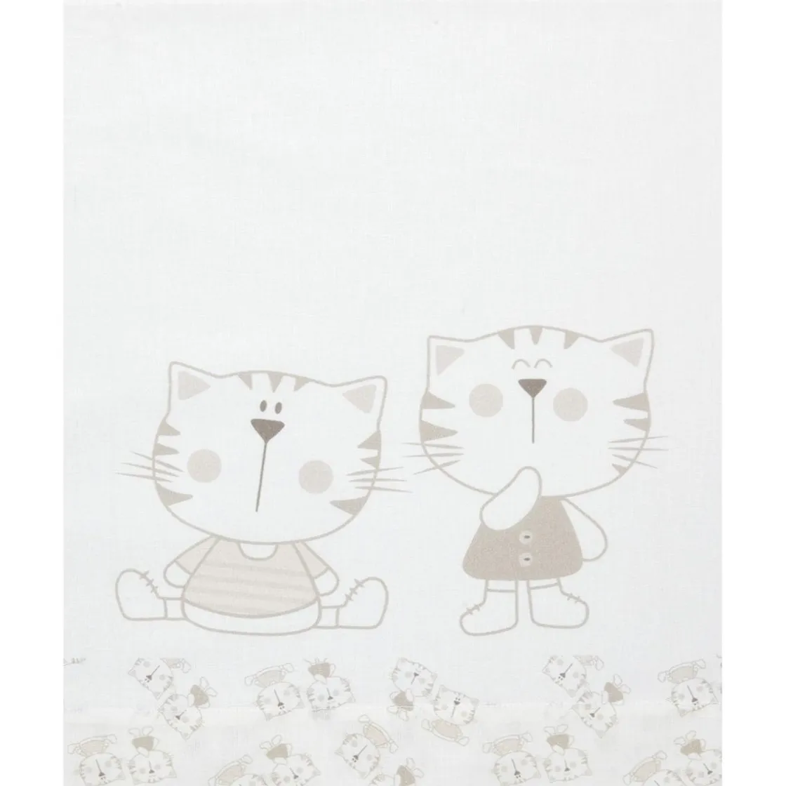 Prenatal Juego de cama de 3 piezas con estampado de animalitos