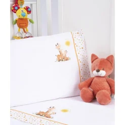 Prenatal Juego de cuna 3 piezas unisex "Jirafas"* Ropa De Cama·Sábanas Y Mantas|Recién Nacido·Ropa De Cama