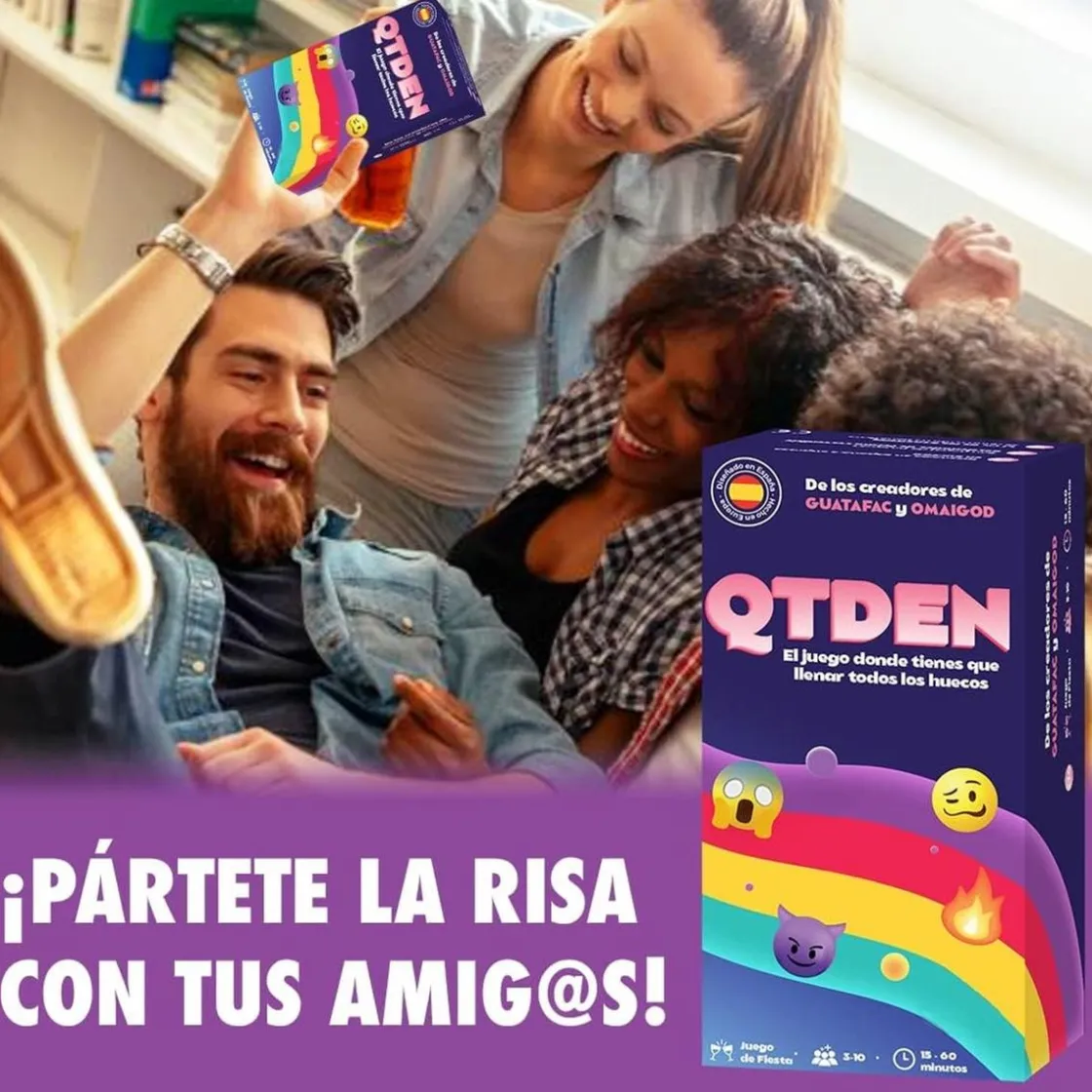 RAVENSBURGER IBÉRICA Juego de mesa QTDEN con cartas y tablero ㅤ* Friki Zone