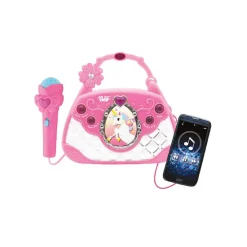 MUSICSTAR Karaoke con micrófono unicornio