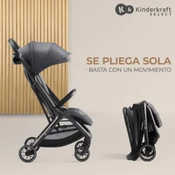 KIDNERKRAFT Kinderkraft - Silla de paseo Nubi 2 Cloudy Grey