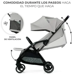 KIDNERKRAFT Kinderkraft - Silla de paseo Apino Dove Grey
