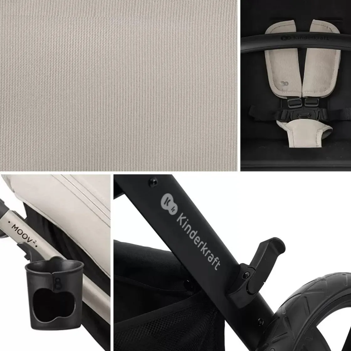 KINDERKRAFT - Trio Moov 2 Moonlight Grey* Trío Y Accesorios·Trío Y Dúo