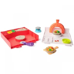 SPIN MASTER Kinetic Sand - Kit creativo Squish Pizza