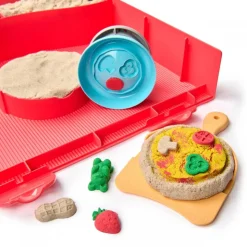 SPIN MASTER Kinetic Sand - Kit creativo Squish Pizza