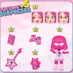 KOOKYLOOS - Muñeca Sorpresa Serie Glitter Glam* Coleccionables Y Mini Mundos