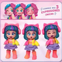 KOOKYLOOS - Muñeca Sorpresa Serie Glitter Glam* Coleccionables Y Mini Mundos