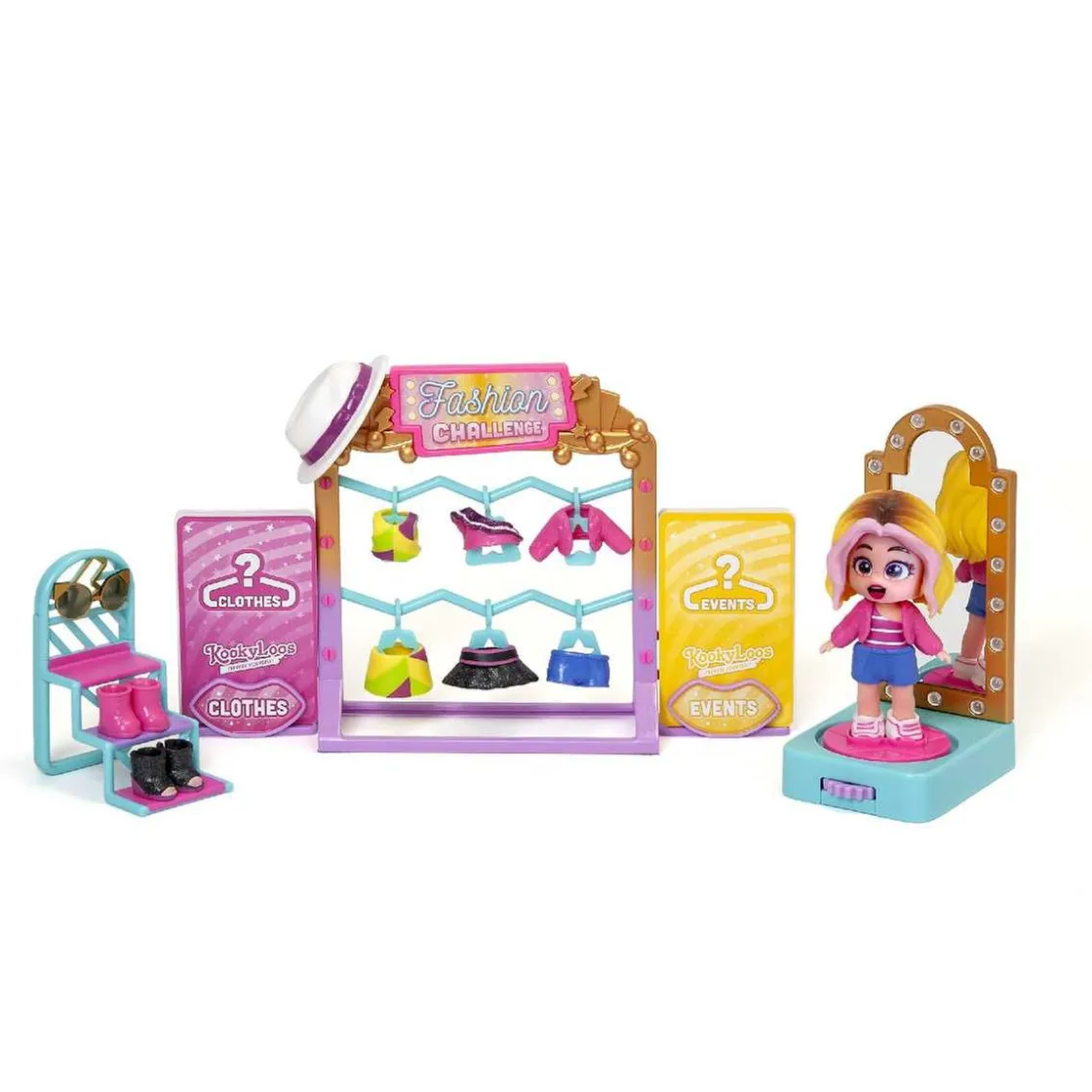 MARTOMAGIC SL-MAGIC BOX INT Kookyloos - Playset Fashion challenge* Coleccionables Y Mini Mundos