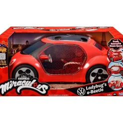 LADYBUG - Miraculous Vehículo Volkswagen E-Beetle* Muñecas