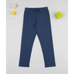Prenatal Legging niña azul con estampado allover