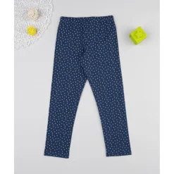 Prenatal Legging niña azul con estampado allover