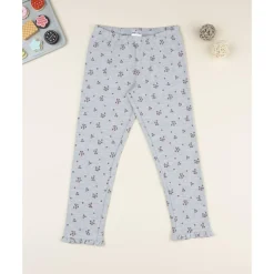 Prenatal Leggings grises de niña con estampado floral allover* Niña·Niña 2-10 Años|Niña 2-10 Años·Leggings Y Faldas