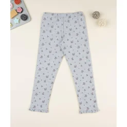 Prenatal Leggings grises de niña con estampado floral allover* Niña·Niña 2-10 Años|Niña 2-10 Años·Leggings Y Faldas