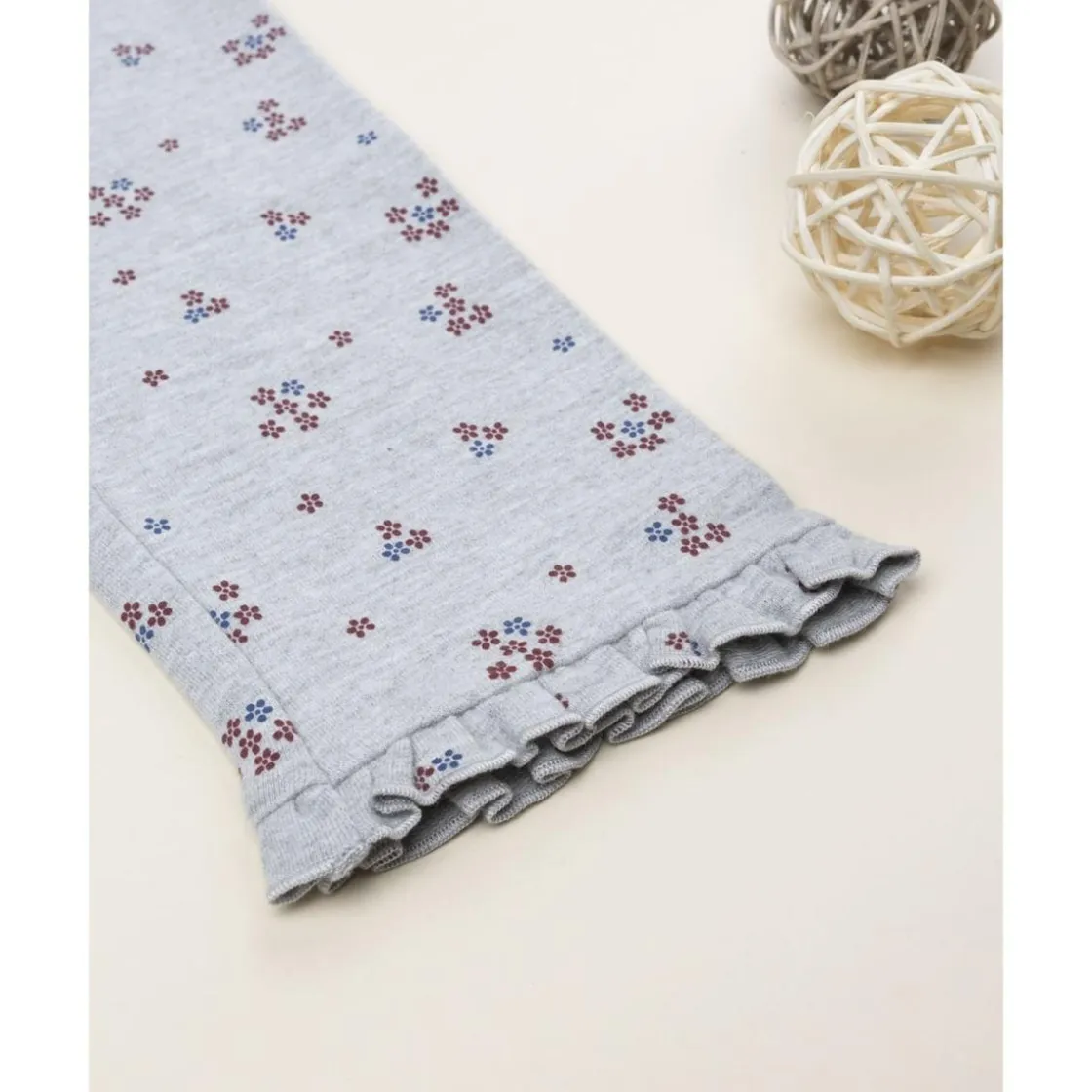 Prenatal Leggings grises de niña con estampado floral allover* Niña·Niña 2-10 Años|Niña 2-10 Años·Leggings Y Faldas