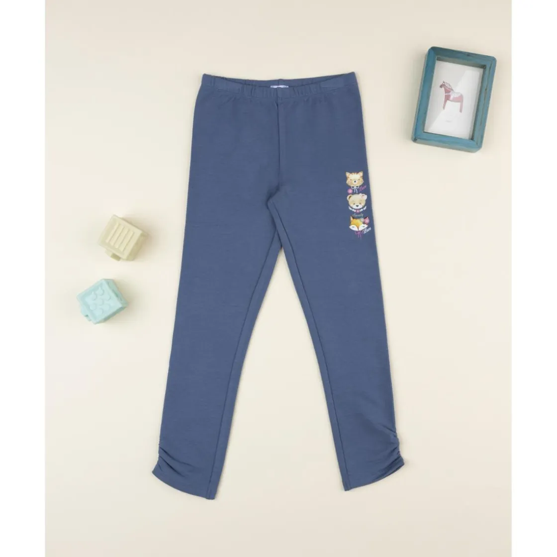 Prenatal Leggings niña azul con estampado* Niña·Niña 2-10 Años|Niña 2-10 Años·Leggings Y Faldas