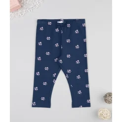 Prenatal Leggings niña azul con flores y lazo* Niña·Bebé Niña 3-36 Meses|Bebé Niña 3-36 Meses·Leggings Y Faldas