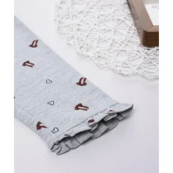 Prenatal Leggings niña grises con corazones y lazos