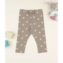 Prenatal Leggings niña marrones con flores* Bebé Niña 3-36 Meses·Leggings Y Faldas|Niña·Bebé Niña 3-36 Meses