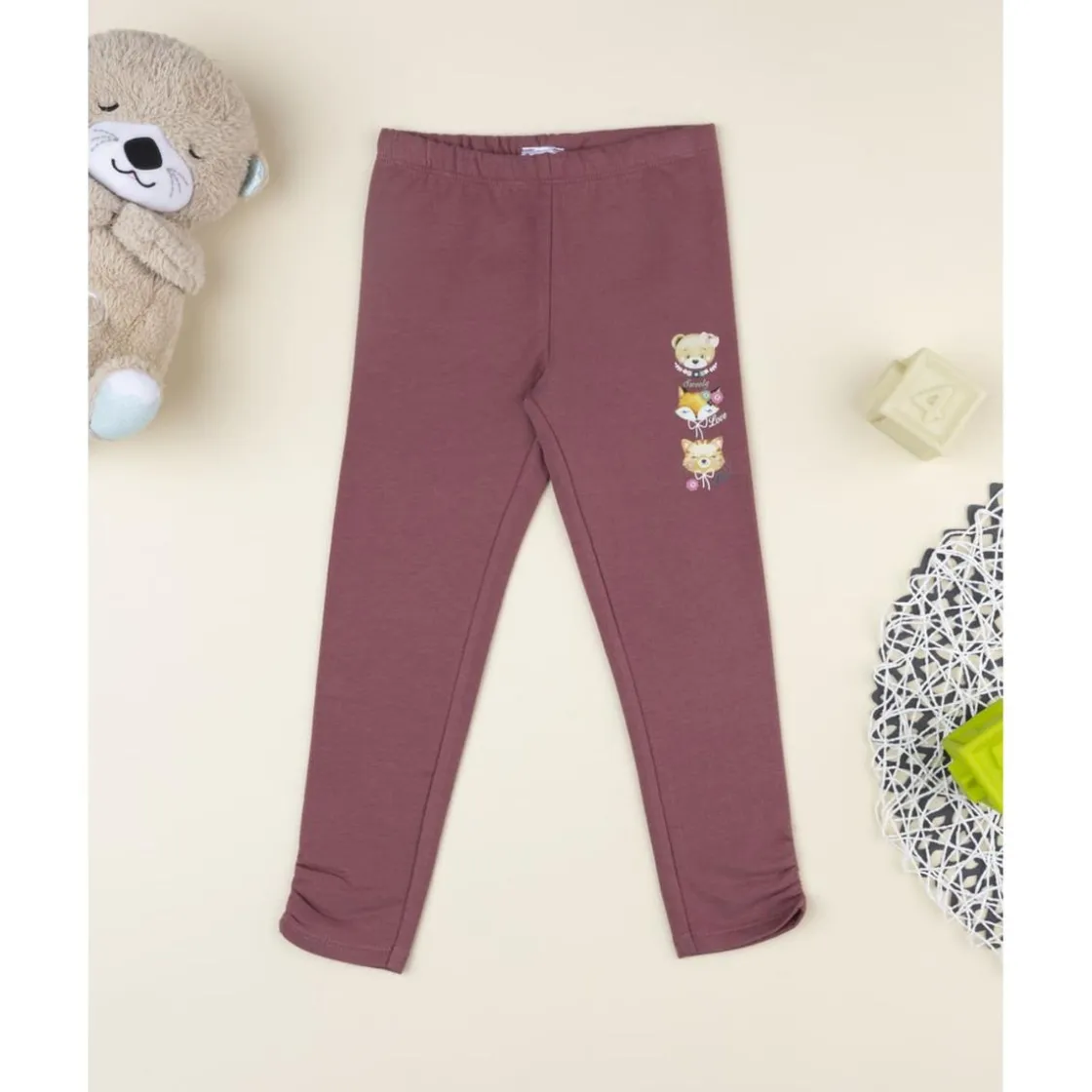 Prenatal Leggings niña rosa antiguo con estampado animal* Niña·Niña 2-10 Años|Niña 2-10 Años·Leggings Y Faldas