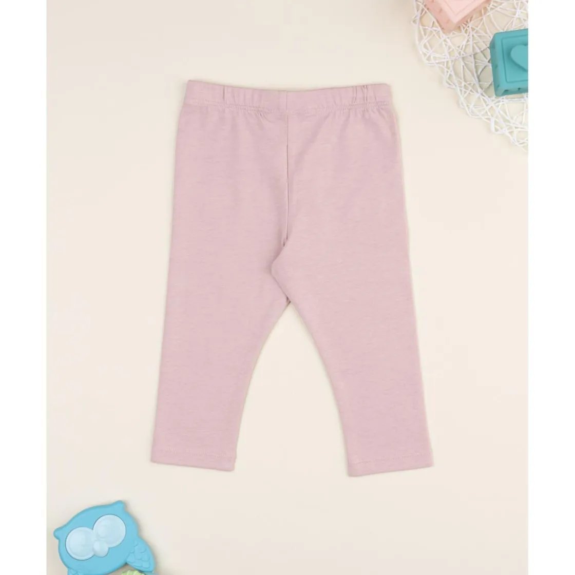 Prenatal Leggings niña rosa con flores