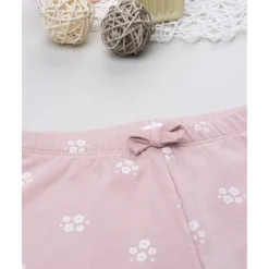 Prenatal Leggings niña rosa con flores