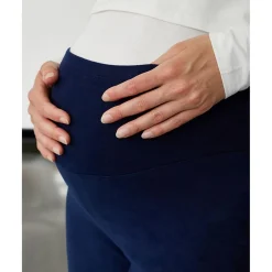 Prenatal Leggings premamá en tejido french terry azul oscuro