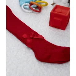 Prenatal Leotardo rojo niña con lazo* Ropa Y Accesorios·Zapatos Y Calcetines|Recién Nacido·Ropa Y Accesorios