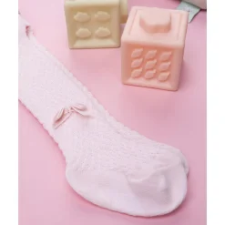 Prenatal Leotardo rosa de recién nacida con lazo