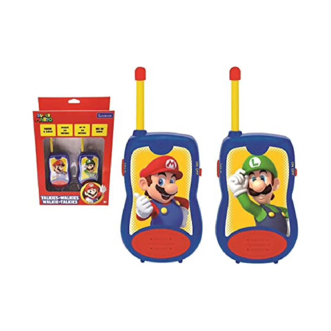 LEXIBOOK - Walkie-talkies Super Mario* Electrónicos