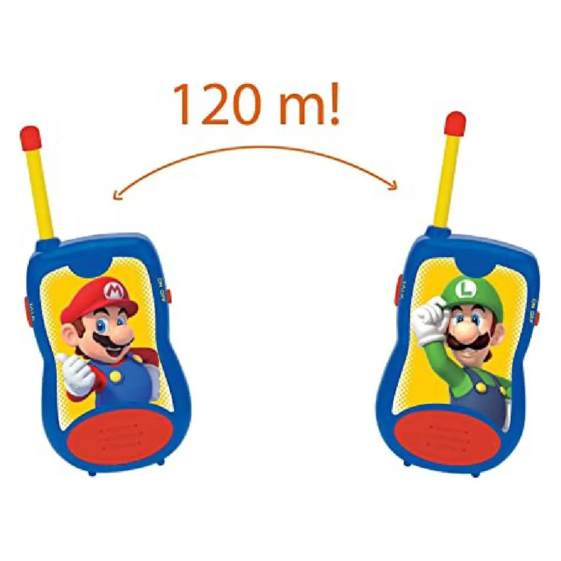 LEXIBOOK - Walkie-talkies Super Mario* Electrónicos