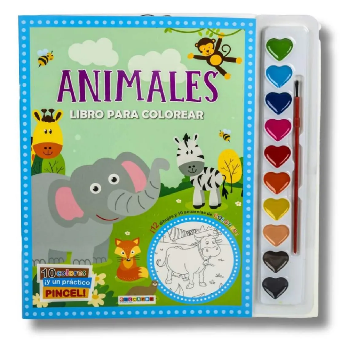 TOYS "R" US Libro para colorear con acuarelas (varios modelos)* Juguetes Educativos Y Libros