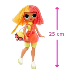 LOL SURPRISE - Neonlicious - Muñeca OMG Serie 1* Coleccionables Y Mini Mundos