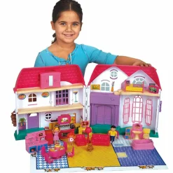 LOLLY - Casa de muñecas con 25 accesorios* Muñecas