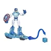 HASBRO EU TRADING Los Vengadores - Capitan America - Figura Bend and Flex* Figuras De Acción