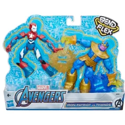HASBRO EU TRADING Los Vengadores - Pack 2 Figuras Bend and Flex* Figuras De Acción
