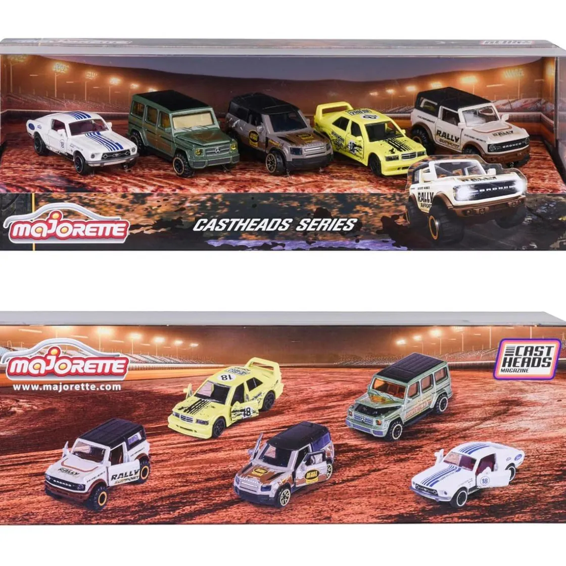 MAJORETTE - 5 Coches de Metal