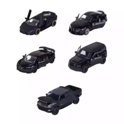 MAJORETTE - Pack 5 Coches Black Edition* Vehículos Y Circuitos