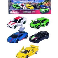 MAJORETTE - Pack 5 coches Dream Cars Italy* Vehículos Y Circuitos