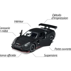 MAJORETTE TOYS Majorette - Set de 5 coches de juguete negros con ruedas giratorias ㅤ