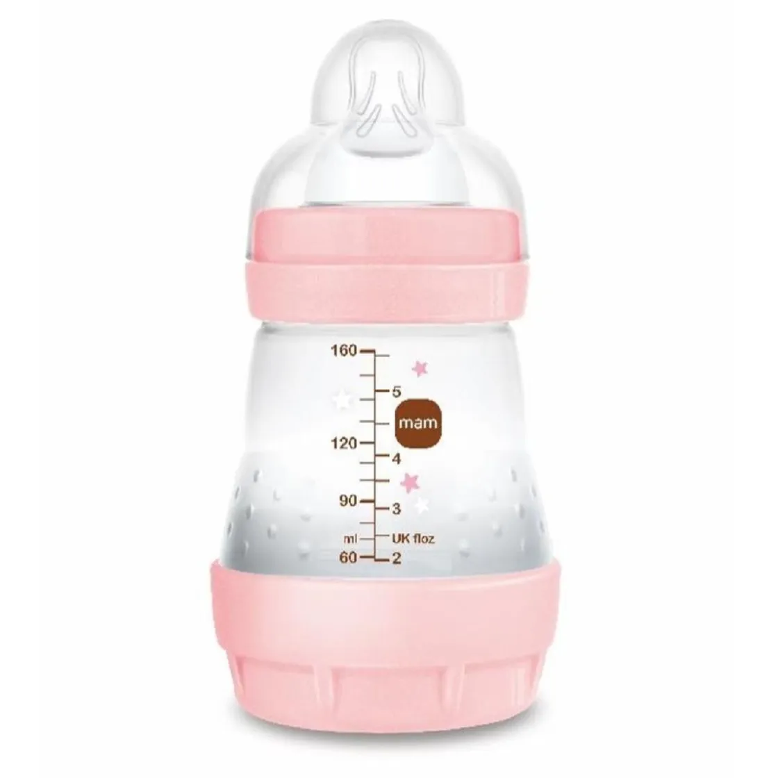 MAM - Biberón Easy Start anticólicos 160 ml Rosa* Biberones Y Chupetes·Biberones