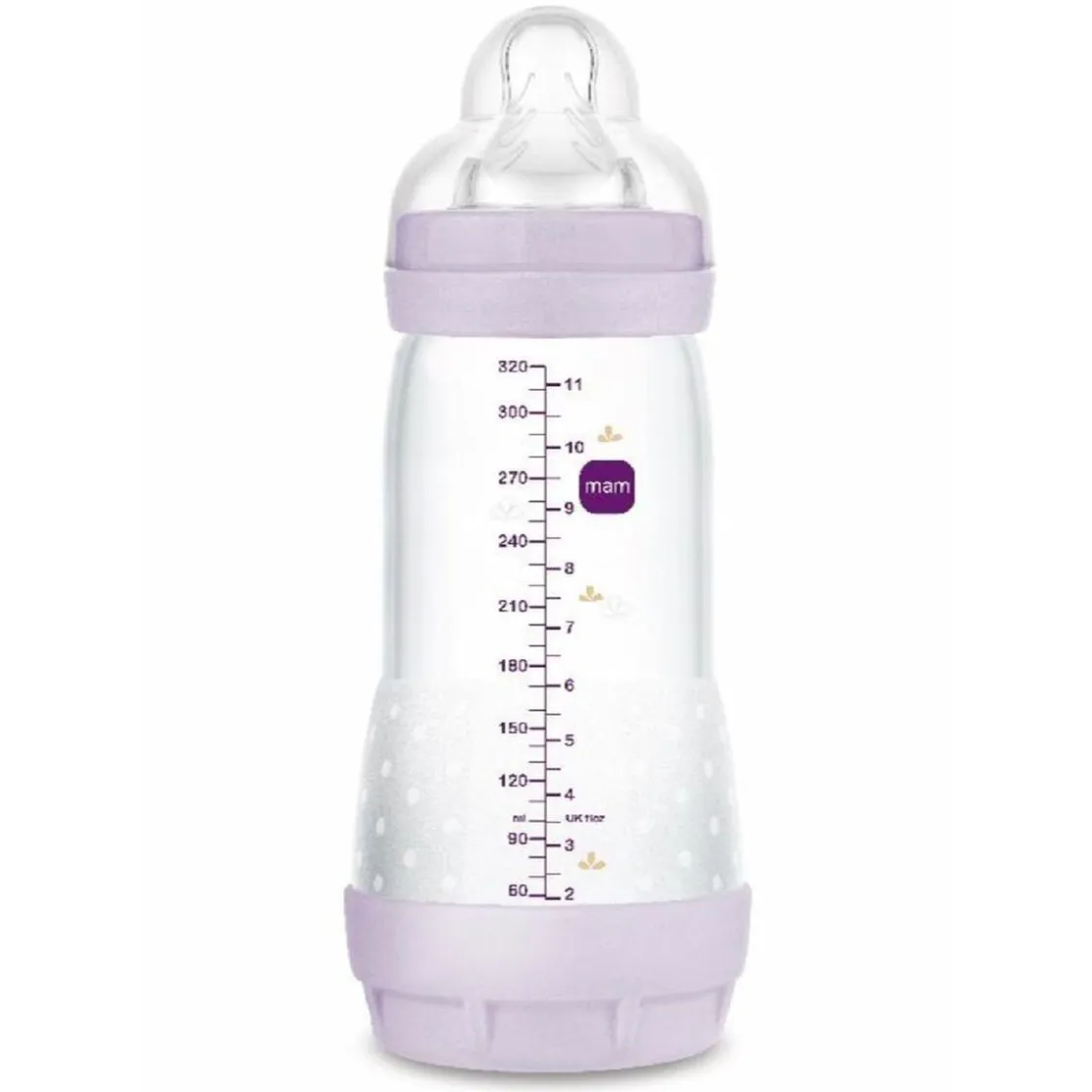 MAM - Biberón Easy Start anticólicos 320ml Rosaㅤ* Biberones Y Chupetes·Biberones